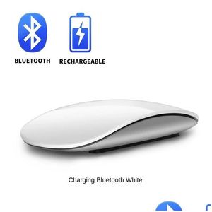 Topi Bluetooth 4.0 mouse wireless topo ricaricabile mti silenzioso mti tocco thin magic per laptop ipad pc book drop consegna computer net otacx