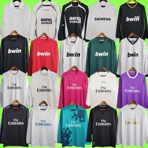 Retro soccer jerseys Real Vintage Maglia da calcio Madrids shirt T 94 96 97 98 99 00 01 02 03 04 05 RONALDO RAUL DI STEFANO FIGO ZIDANE SUKER R.CARLOS SANTILLANA MICHEL HIERRO