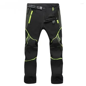 Calça masculina de verão elástico ultrafino homem cargo casual seco rápido respirável roupas esportivas longas calças de trabalho tático Drop