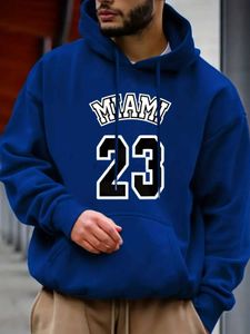 Men's Hoodies Sweatshirts Mens Autumn Winter Loose Fitting Long Sled Hoodie d240429