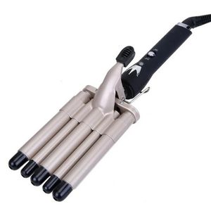 Home Use five barrel Ceramic Ionic Big Wave Curler Automatic Curling Iron with Barrel Hair Waver 240423