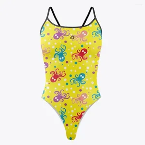 Kvinnors badkläder 2024 Sexig One Piece Swimsuit Kvinnor Summer Push Up Open Water Bathing Suit Monokini Print Swim Beach Wear