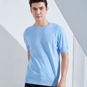 Ultra Fine Merino Wool Tshirt For Mens Bottom Shirt Wick Breattable Quick Torking Luktfri kortärmad 240422