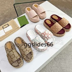 Designers tofflor plattform sandaler broderade g mules multicolor flora glides fashionabla lätt att slitna stil glider kvinnor glider skor