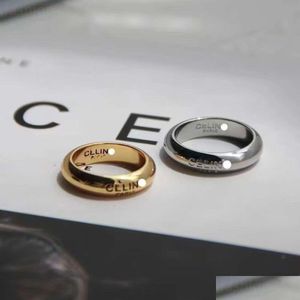 Band Rings Designer Ring de unhas Jóias de luxo Midi Love for Women Titanium Steel liga de ouro Acessórios de moda de ouro nunca fa7dv