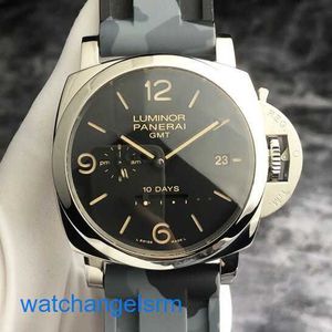 Leisure Запятанные часы Panerai Luminor Series Series PAM00533 Мужские часы черные циферблаты дата динамического хранения 44 -мм автоматические механические часы