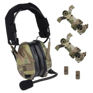 Kulaklıklar HD16 Gürültü Azaltma Taktik Bluetooth Kulaklık Spor Çekim Earmuff Sports Atış Etki Açık Antoise Kulaklık Seti