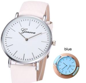 women geneva thermochromic watches Temperature Change Color Watch fashion leather watch simple ladies casual quartz wrist9424713