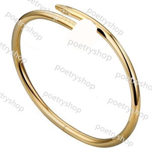 Bangle Love Gold Bracelet Bracelet Bracelet Bracelet Bracled Bracels for Women Mens Stains Stains Stail Sloy18k Gold Gold Silver Rose Jewelry Diamond Bracelets