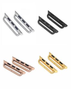 Smart Straps Connector Adapter für Apple Watch Edelstahl für IWatch 123456 Bandgurtanschlüsse 38 mm 42 mm 42 mm 44 mm Seamles2812600