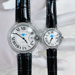 Unisex Dials Automatyczne zegarki robocze Carter Off Para Watch Watch Blue Balloon z Diamond Set na tylnych męskich i kobiet