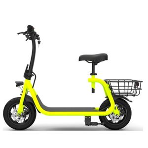 Grön pendling av elektrisk cykel/skoter