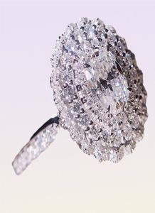 925 Sterling Silver Personality Ring irregular Hollow Out anel de diamante Ladies Bar Party Jewelry Gift3204015