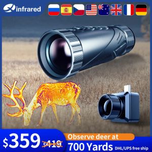 Optics Xinfrarred T2 Prothermal Monocular Detect Deer 787 -ярдовый ночное зрение для охоты на тепловое изображение