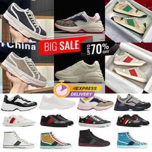 Com tênis de designer de caixa tênis de couro de luxo sapatos casuais plataforma esportiva masculino Sapatos femininos Sapatos avançados da moda da moda versátil treinador 35-45