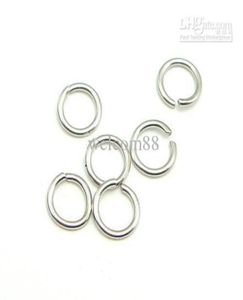 100pcslot 925 Sterling Silber Open Jump Ring Split Rings Accessoire für DIY Craft Jewelry Geschenk W50089265588