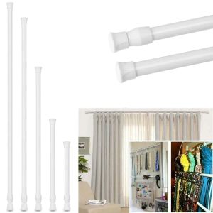 Set 1Pc Multi Purpose Extendable Rod Telescopic Spring Loaded Adjustable Curtain Rods Curtain Rail Pole Bathroom Products