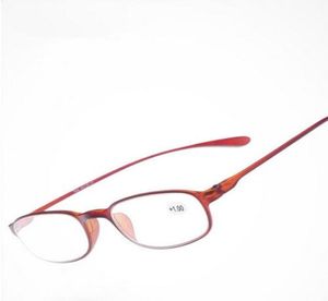 Moda markası retro tr90 okuma gözlükleri kadınlar erkekler tam çerçeve ultralight presbiyopi gözlükler temiz lens gözlükleri 20pcslot7305292