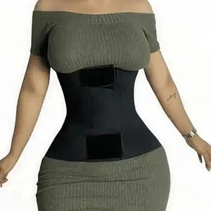 Hög komprimering Wrap Midjetränare korsett Slimming Mantel Flat Belly Women Body Shapewear Midjebälte Magen Fitness Girdles 240429
