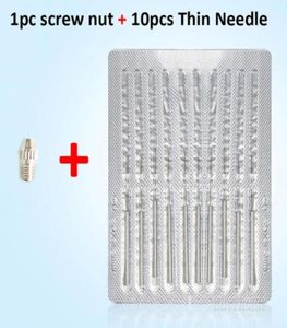 1 SET10 PCS LASER FRECKLE Borttagning Skin MOLE Removal Dark Spot Remover Thincoarse Dedicated Needle For Face Wart Tag Tattoo5235909