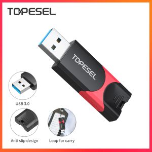 Unidades usb 3.0 flash acionador de pen drive retrátil32g 64g128g 256g zip acionamento ultra alta velocidade USB jump de jump drive