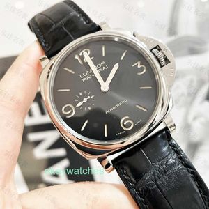 Модные роскошные часы Penarrei New Minodour Series Automatic Mechanical Watch Mens Black Plate Precision Steel Pam00674