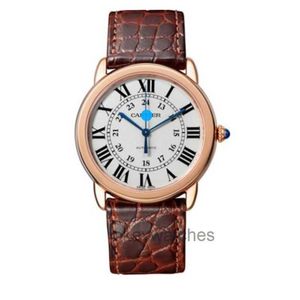 Unisex Dials Automatic Working Watches Carter London Series 36mm Dial 18K Rose Gold Automatic Mechanicable Womens Watch W2RN0008
