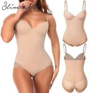 Women's Shapers Women Shapewear Bodysuits Trainer TALIST Slim Cull Body Shaper Wbudowany stanik Bra Camisole Tops Control Bliste