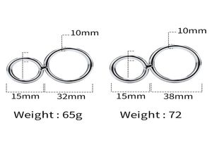 コッククリンパーダブルリングメンベルトベルトディレイペニスリング32mm 38mmボールストレッチャーリングペニスエロティックゲーム3197697