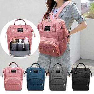 Bolsas de fraldas Bolsa de mochila de fraldas Mamãe de grande capacidade Mãe bebê Baby Multifunção à prova d'água Bolsas de fraldas de viagem ao ar livre para cuidados com o bebê D240429