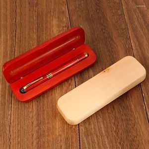 Wooden Pen Package Box Pencil Gift Packaging Business For Case Company