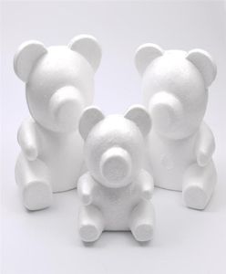 1pcs 15cm30cm Various Sizes Foam Rose Bear Mold DIY For Gift Polystyrene Styrofoam Foam Ball Artificial Rose Flowers BeaR L0220222825339