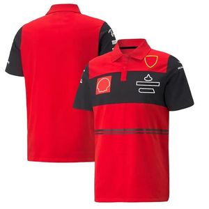 F1 Racing Polo Shirt Summer Team Kurzärärmelte T-Shirt mit Custom
