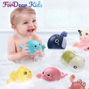 Bath Toys Summer Badrum Leksaker Barn Simning Clockwork Doll som leker med vatten Baby Shower Söt och roligt barn Badrum Dusch Animal Toyswx1