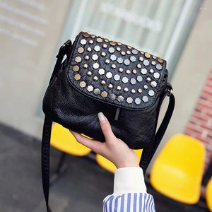 Stumi a tracolla BASSO INVERNO INVERNO BLACO NERO PER DONNE PU PIELLE MESSENGER 2024 CrossBody Casual Lady Borse Cascia quotidiana Bolso