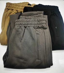 Herrbyxor herr bomullssportbyxor hip hop west byxor jogger tjock khaki lösa gata kläder som kör träning svart sport byxor l2405