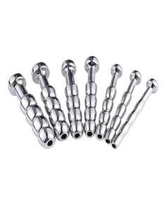 7 Sizes Male Urethral Dilator Metal Catheter Horse Eye Stimulation Penis Plug Sounding Masturbator sexy Toys for Men3942762