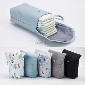 Wickelbeutel Neue wasserdichte und wiederverwendbare Babywickeltasche Baby Handtasche große Kapazität Mama Windel Aufbewahrungstasche zum Ausgehen D240429