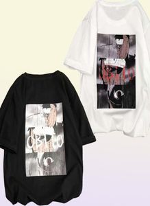 TシャツTシャツYuzhibo with Earth Short Loose Mask Man Afai 5ポイントミディアムスリーブカップルのドレス4245235