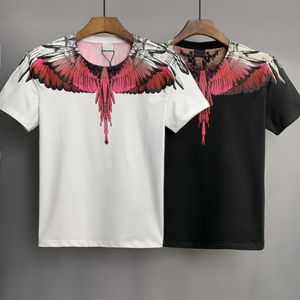 Free transport of high-quality cotton t shirts Summer European American short-sleeved T-shirt fashion and casual printed MD204 280H