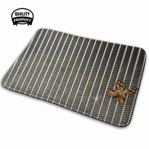 Mattor Grillad fjäril Soft House Family Anti-Slip Mat Rug Carpet Car Grill Auto Automibile Dead Bug Insect