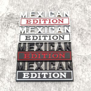 Party Decoration, Party Gifts, Cross border Hot Selling Car Alloy Leaf Plate MEXICAN EDITION Car Logo Body Emblem Sign Leaf Plate