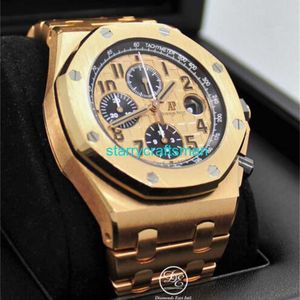 Luksusowe zegarki APS Factory Audemar Pigue Royal Oak Offshore Cegły 42 mm 18K R Gold 26470or STVT