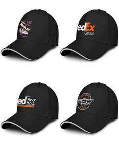 Unisex FedEx White The World Fashion Baseball Sandwich Hat Custom team Truck driver Cap Orange Old Logo Denny Hamlin Federal Expre6417119