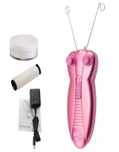 Ansiktsakapparat Hårborttagningsmaskin Kropp Face Cotton Threather Epilator Portable Butterfly Trimmer Razor Lady Beauty Tool3362515