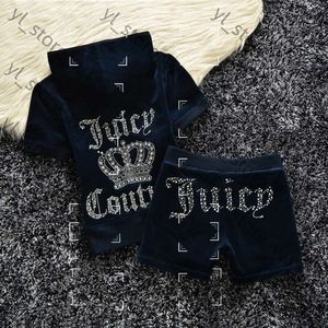 Juicy Tracksuit T Shirt Women Designer Two Piece Sets Juicytracksuit Shorts Women's Tracksuit Summer Brand Suit Tracksuits Juicy Shirt Women Track Short 8317