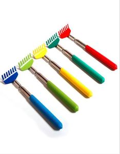 5 Colors 2068cm Stainless Steel Back Scratcher Claw Telescopic Retractable Back Scratcher Extendible Body Massager Hackle Itch St5015220