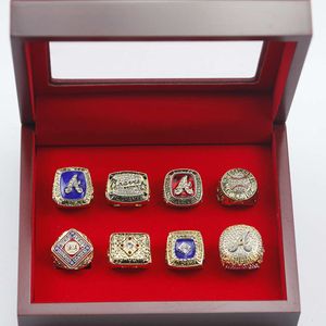 Band Rings 2022 Atlanta Warriors Mlb Championship Ring 8 Piece Set Pada