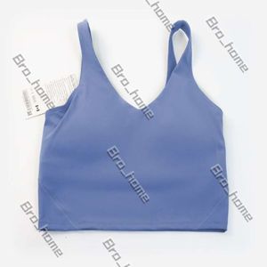 2024 Designer Brand LL Align Fashion Tank Top Vest U Bra Yoga Shirt Summer Luxury Fashion Sexy Womens T Shirt Solid Crop Tops Ventilate Sleeveless Vest 17 Colors 669