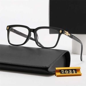 Designer Sunglasses New overseas sunglasses mens and womens square Kejia flat lenses classic travel fashion optical glasses 7021 3BIH